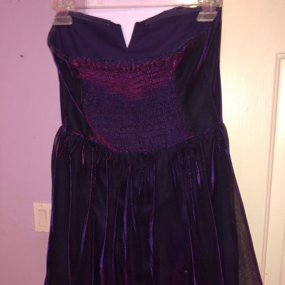 Holographic party dress